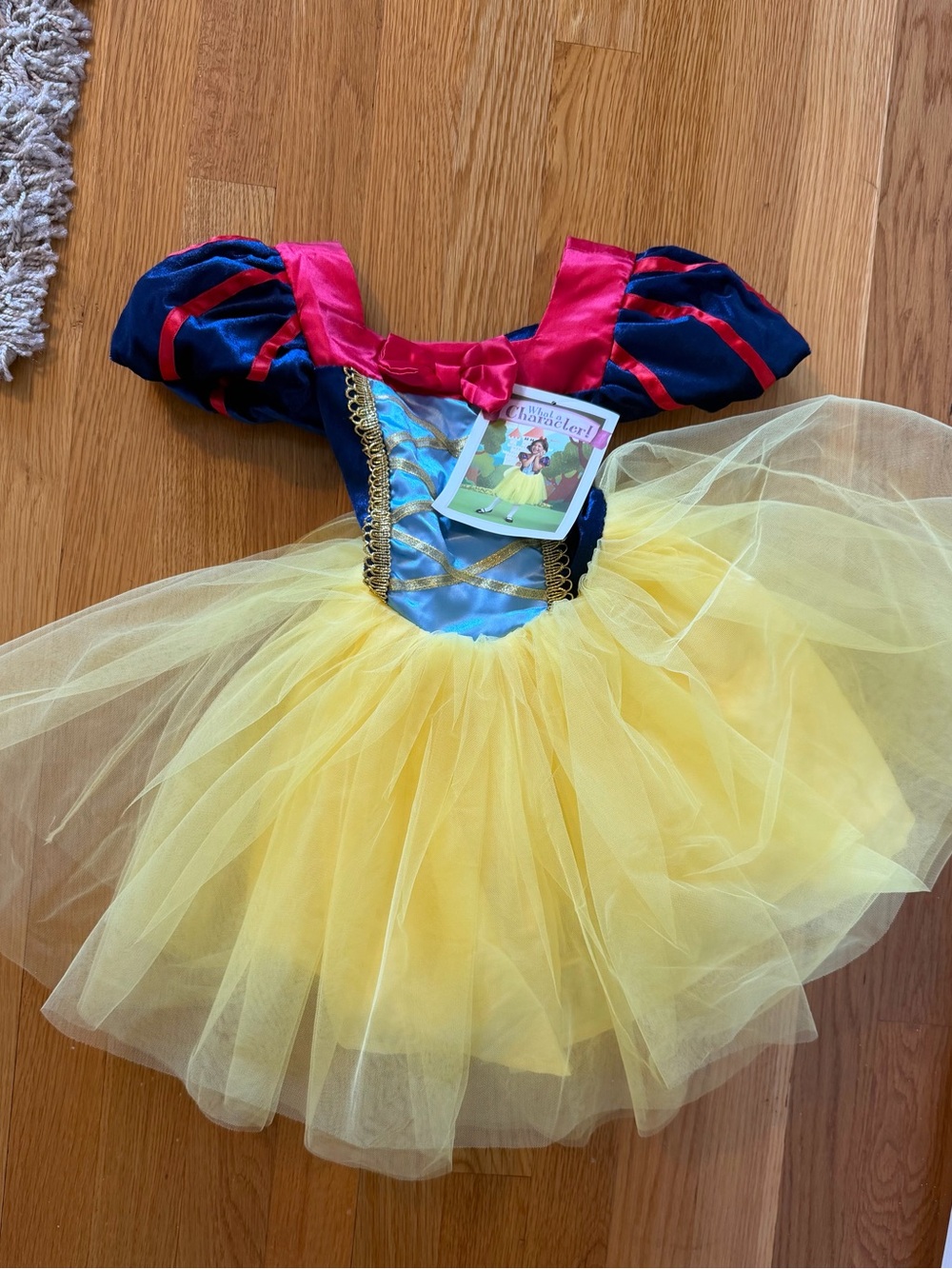 Snow White Princess Yellow & Blue Tulle Dress Up Costume